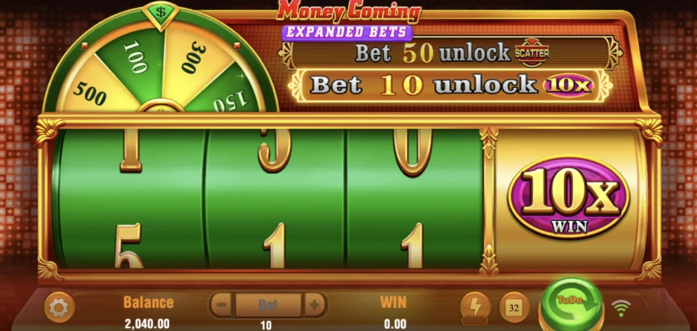 Money Coming Expanded Bets